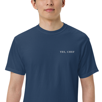 Yes Chef The Bear Embroidered Premium T-Shirt