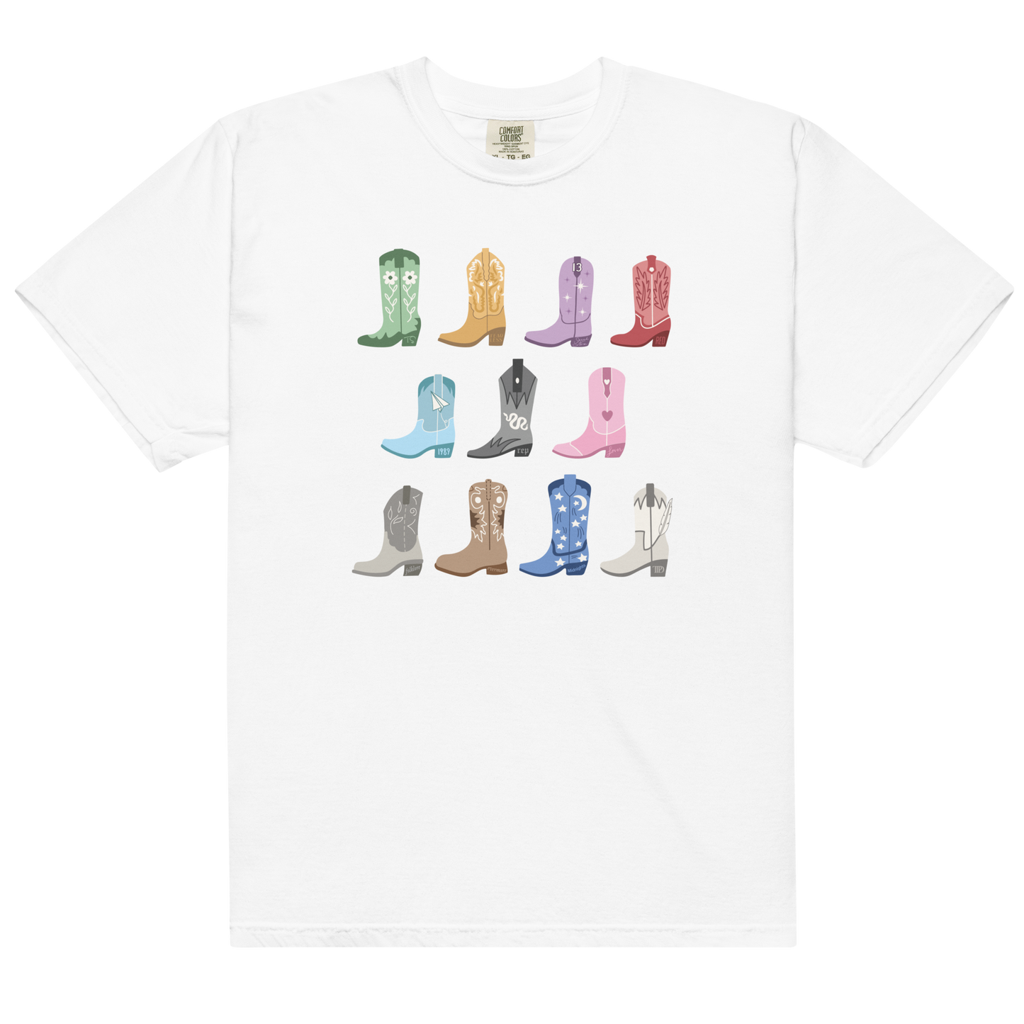 All Eras Cowgirl Boots Premium T-Shirt