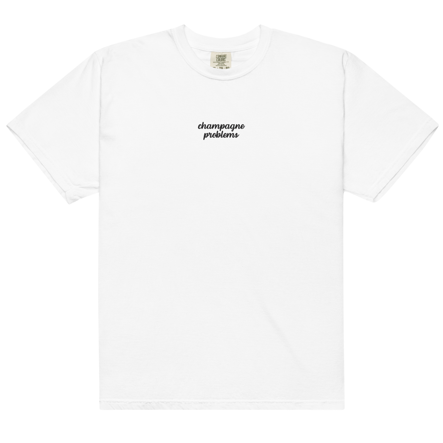 Champagne Problems Embroidered Premium T-Shirt