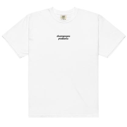 Champagne Problems Embroidered Premium T-Shirt