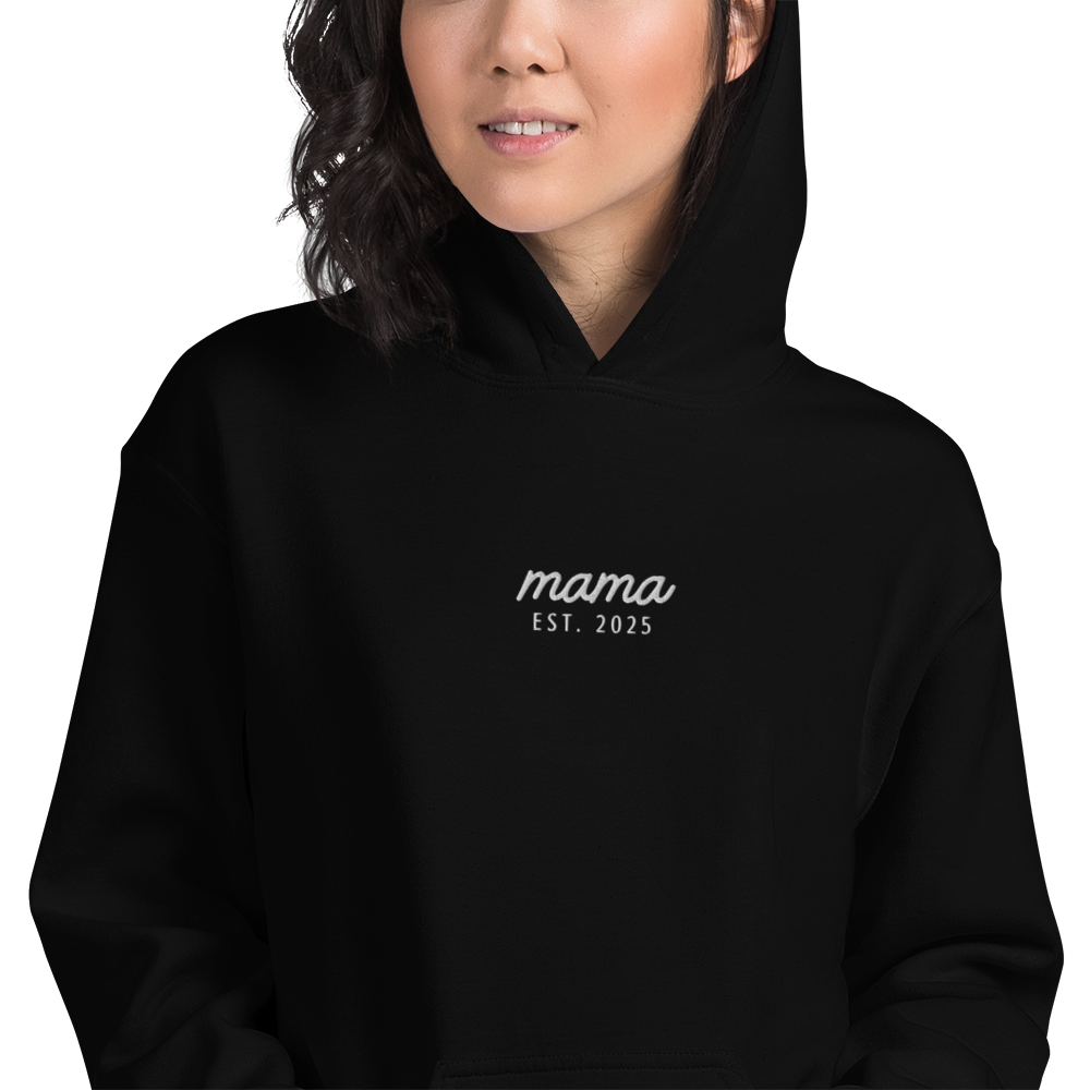 CUSTOM Mama Year Embroidered Hoodie