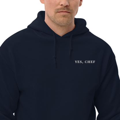 Yes Chef The Bear Embroidered Hoodie