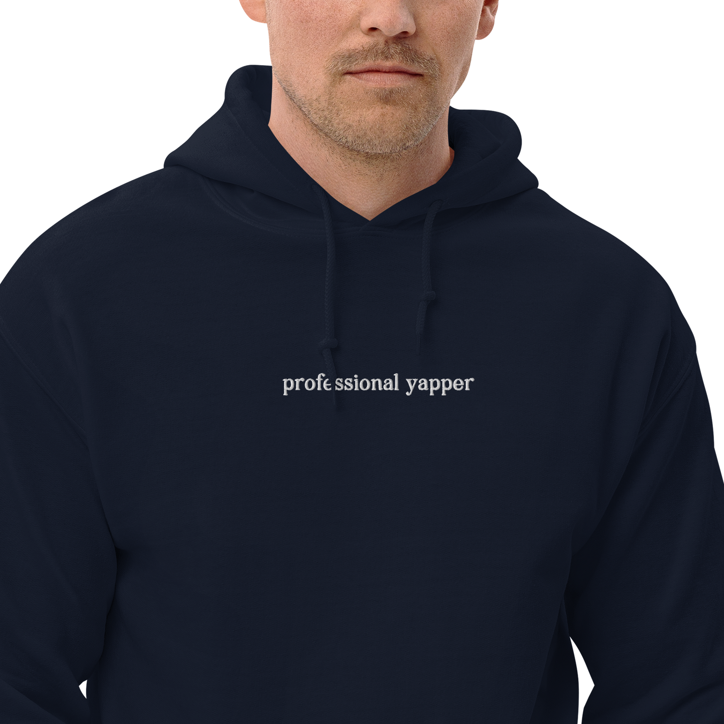 Professional Yapper Embroidered Hoodie