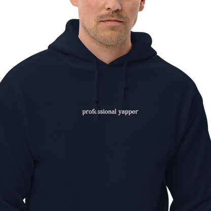 Professional Yapper Embroidered Hoodie