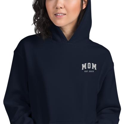 CUSTOM YEAR Mom Embroidered Hoodie