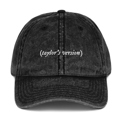 taylor's version Embroidered Vintage Cap