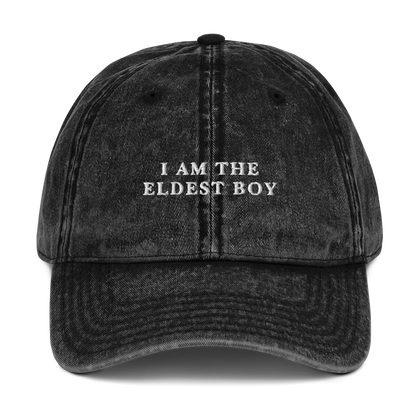 I Am The Eldest Boy Succession Embroidered Vintage Cap