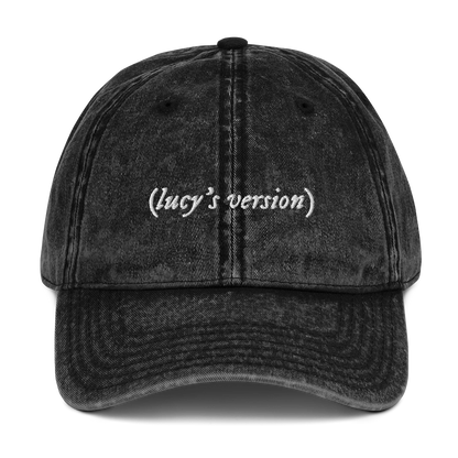 your name's version Taylor Embroidered Vintage Cap