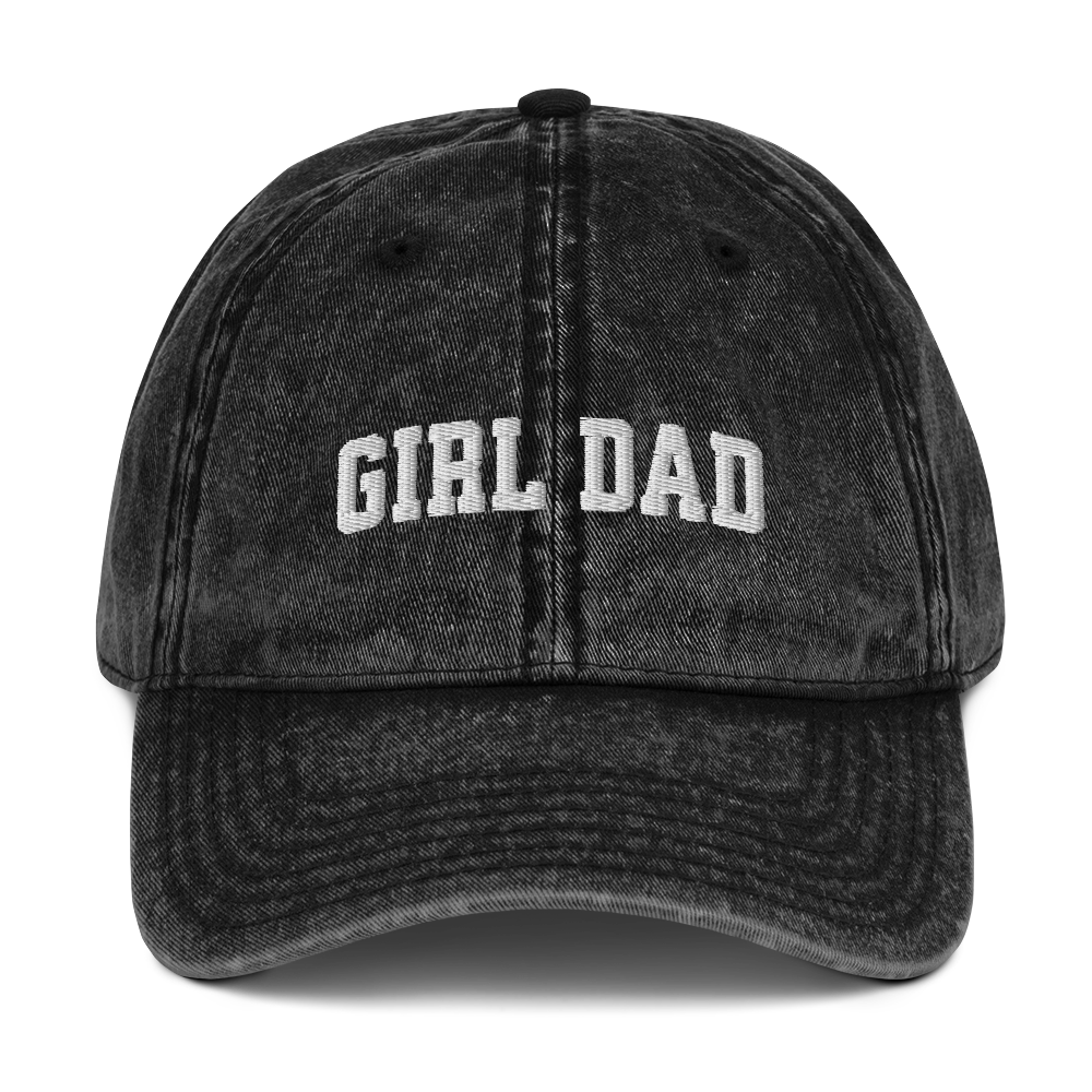 Girl Dad Embroidered Vintage Cap