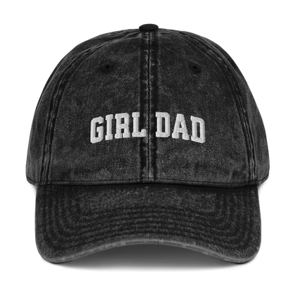 Girl Dad Embroidered Vintage Cap