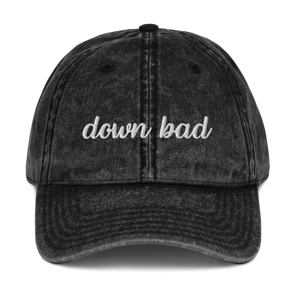 Down Bad TTPD Embroidered Vintage Cap