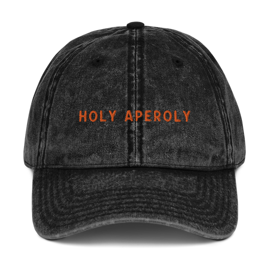 Holy Aperoly Aperol Spritz Embroidered Vintage Cap