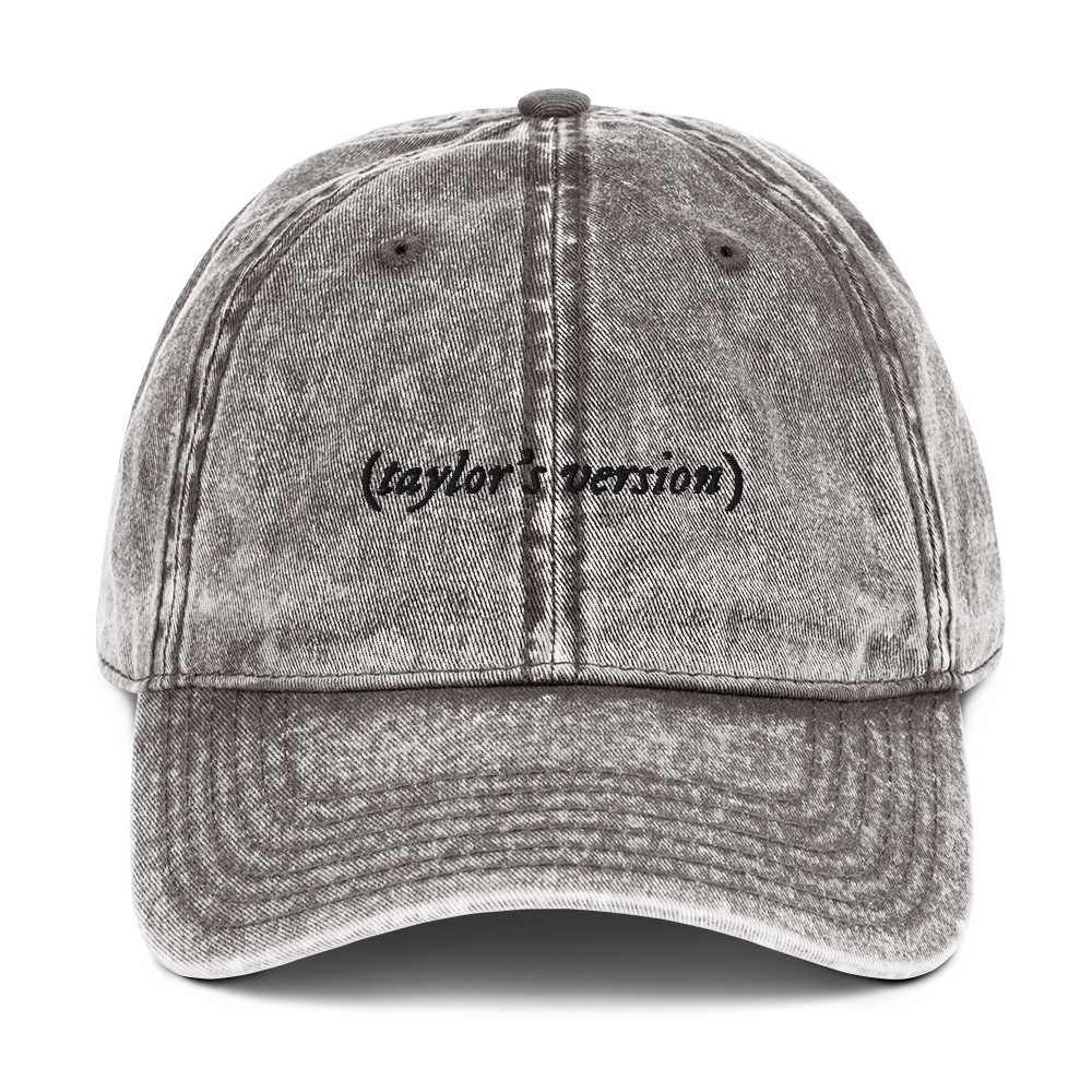 taylor's version Embroidered Vintage Cap