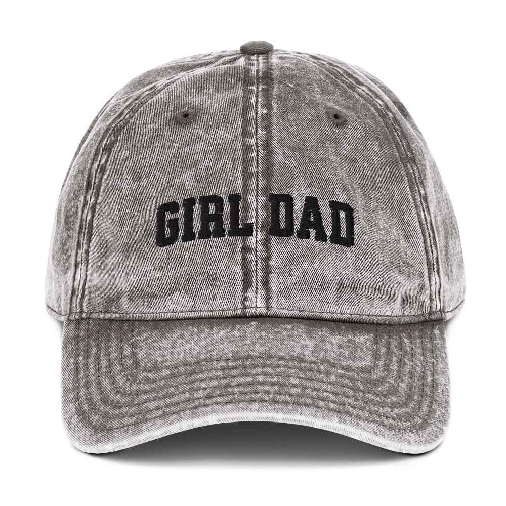 Girl Dad Embroidered Vintage Cap