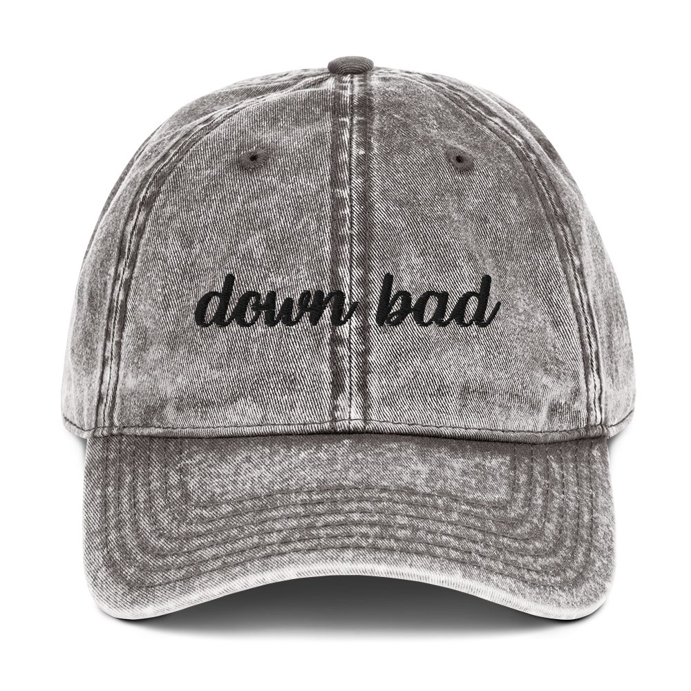 Down Bad TTPD Embroidered Vintage Cap