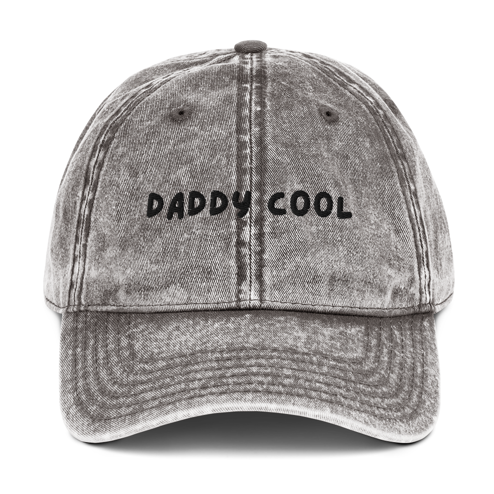 Daddy Cool Father Embroidered Vintage Cap – girlgangshop