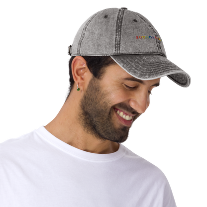 Sounds Gay I'm In Pride Embroidered Vintage Cap