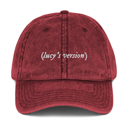 your name's version Taylor Embroidered Vintage Cap