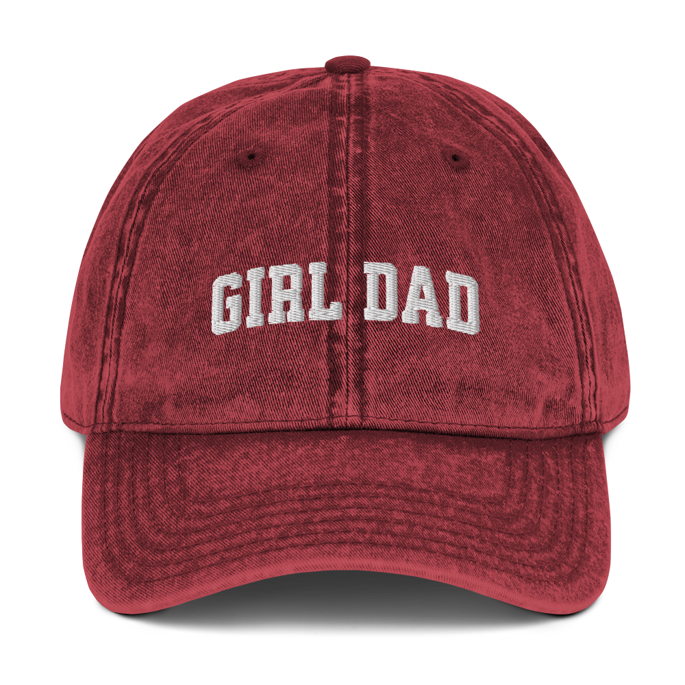 Girl Dad Embroidered Vintage Cap