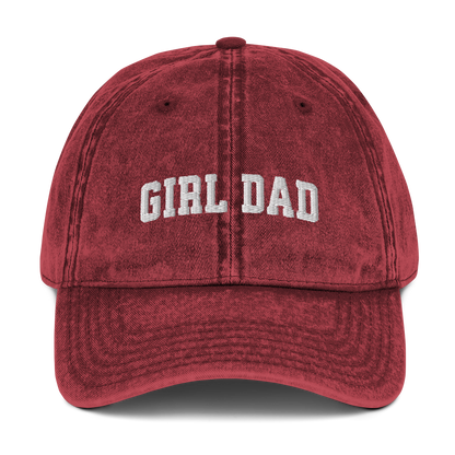 Girl Dad Embroidered Vintage Cap