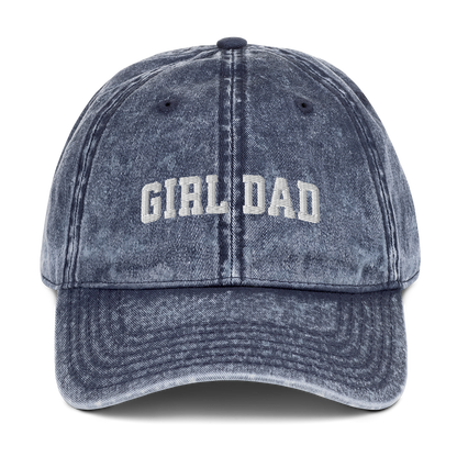 Girl Dad Embroidered Vintage Cap