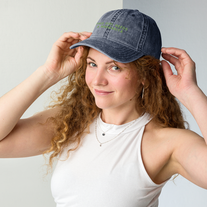 This Girl Needs A Margarita Embroidered Vintage Cap