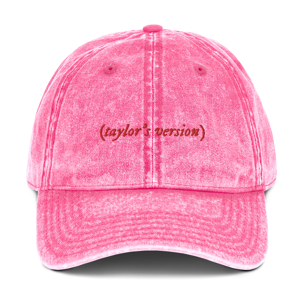 taylor's version Embroidered Vintage Cap