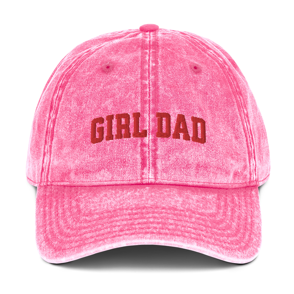 Girl Dad Embroidered Vintage Cap