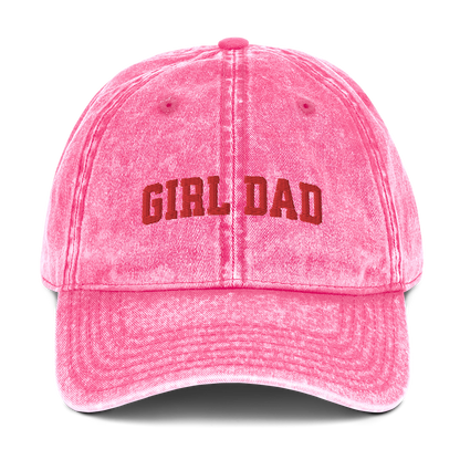 Girl Dad Embroidered Vintage Cap