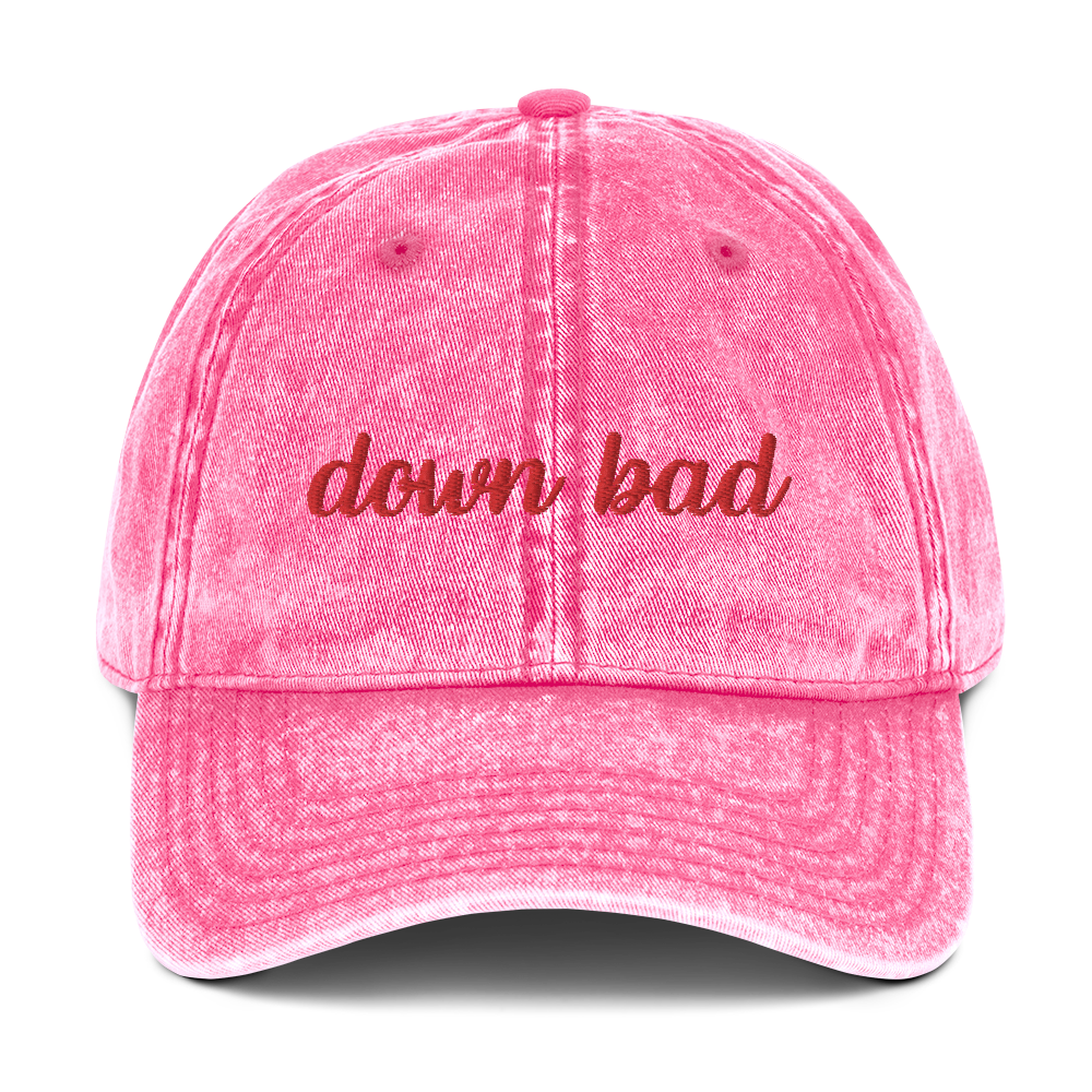 Down Bad TTPD Embroidered Vintage Cap