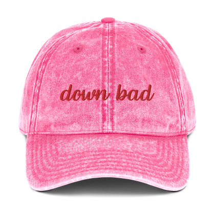 Down Bad TTPD Embroidered Vintage Cap