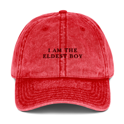 I Am The Eldest Boy Succession Embroidered Vintage Cap