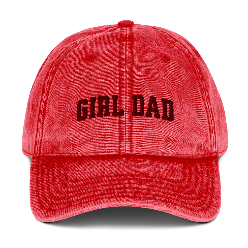 Girl Dad Embroidered Vintage Cap