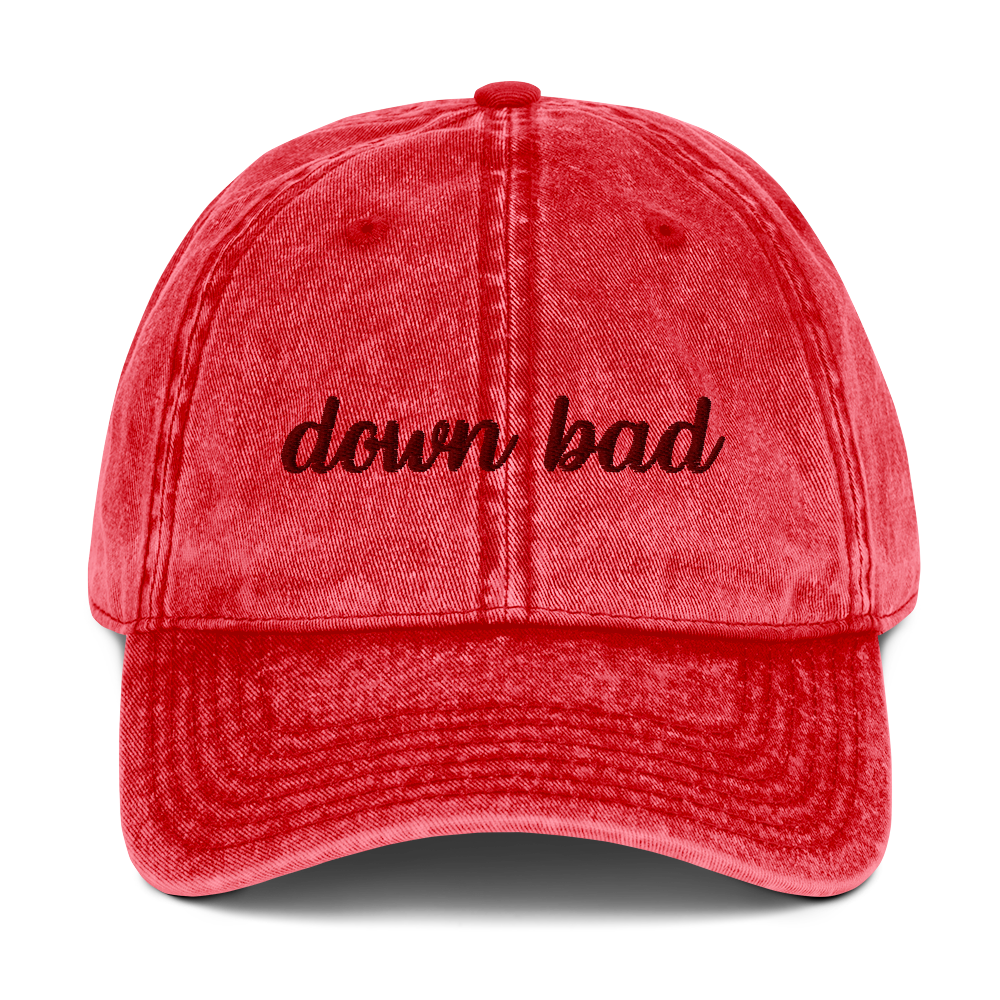 Down Bad TTPD Embroidered Vintage Cap