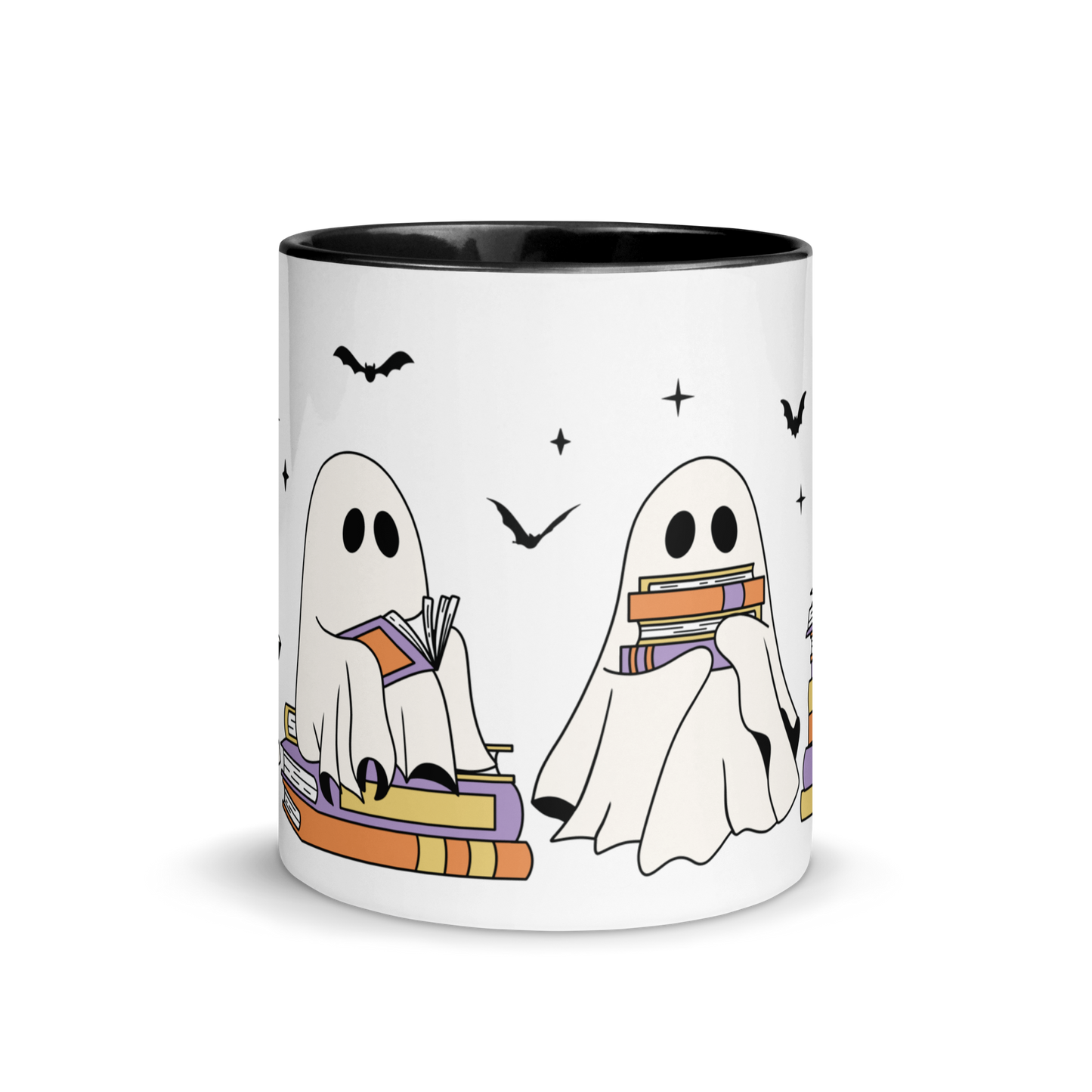 Bookish Ghosts Halloween Color Mug