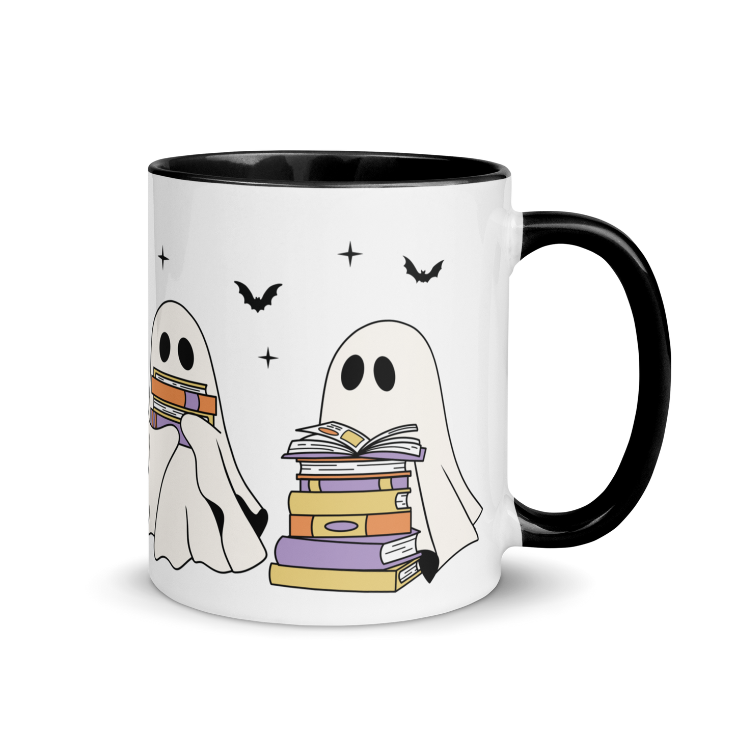 Bookish Ghosts Halloween Color Mug