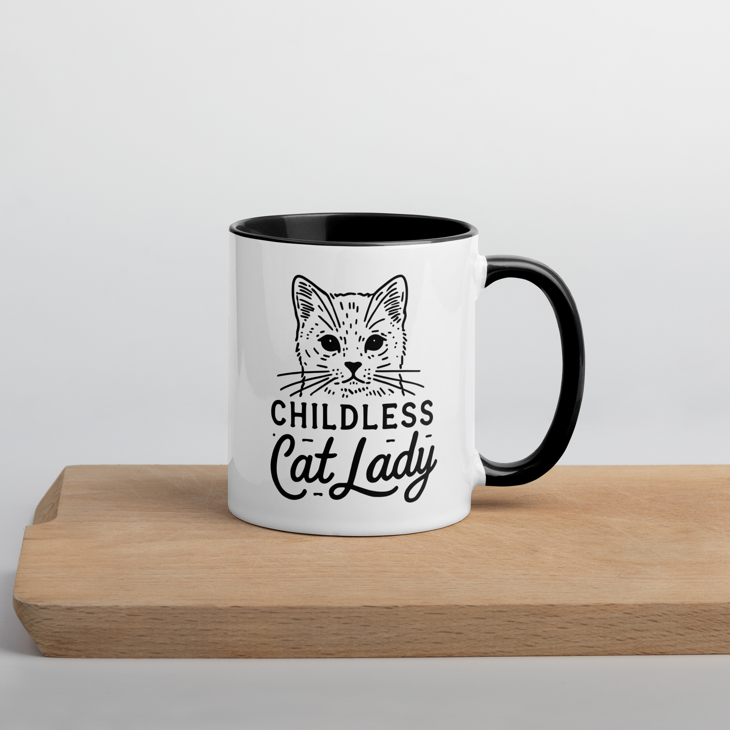 Childless Cat Lady Color Mug