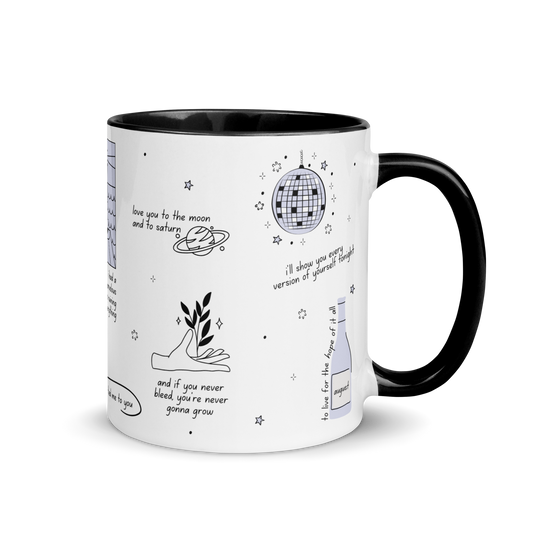 folklore Album Lyrics Color Mug