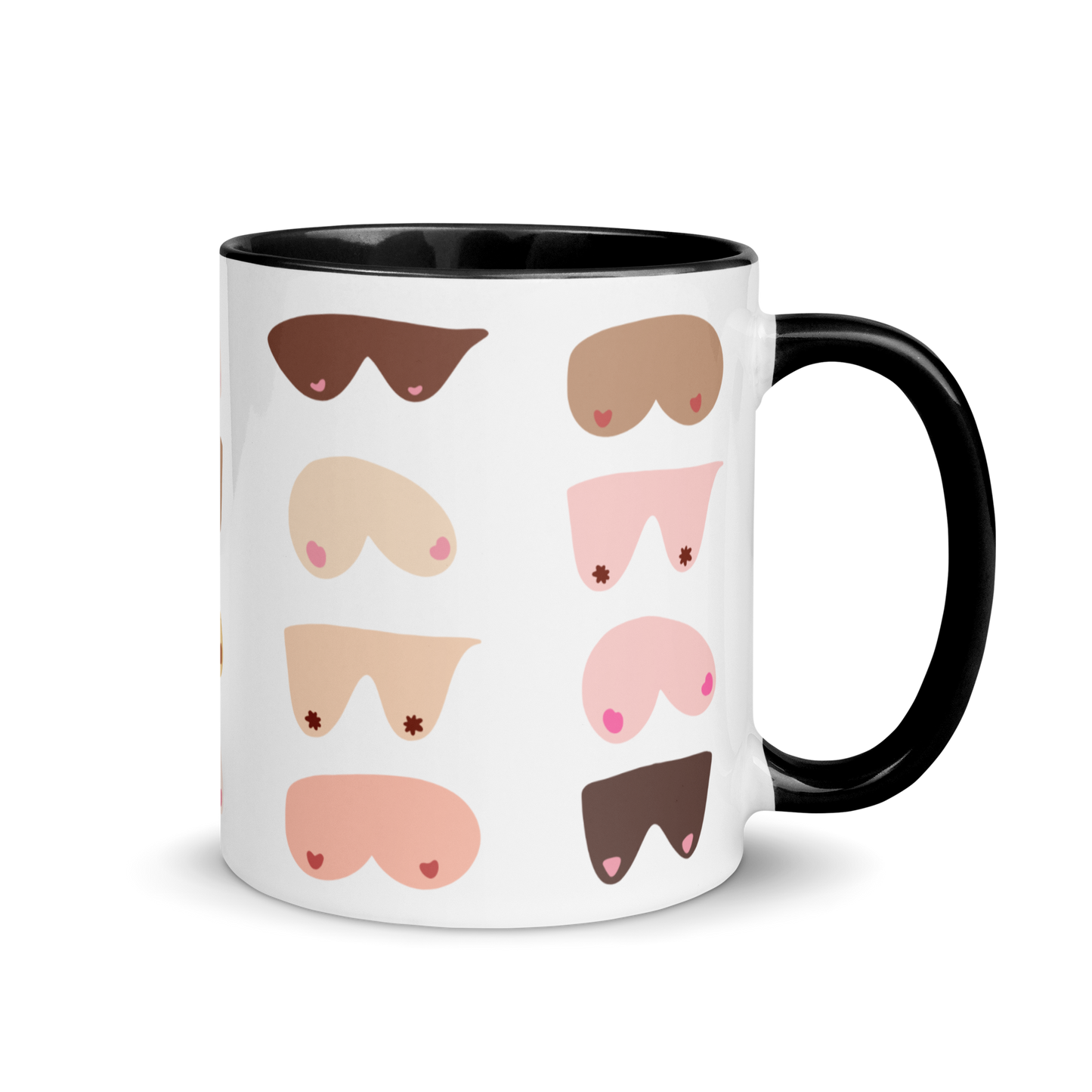 Boobies Illustration Color Mug