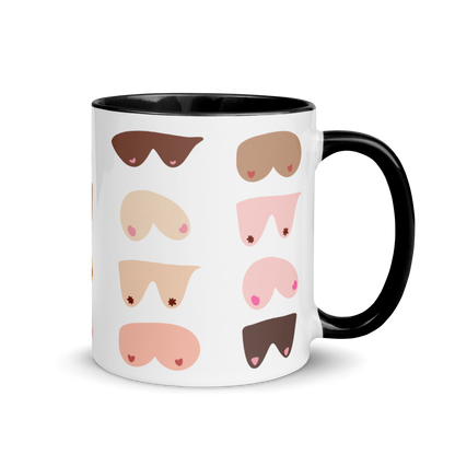 Boobies Illustration Color Mug