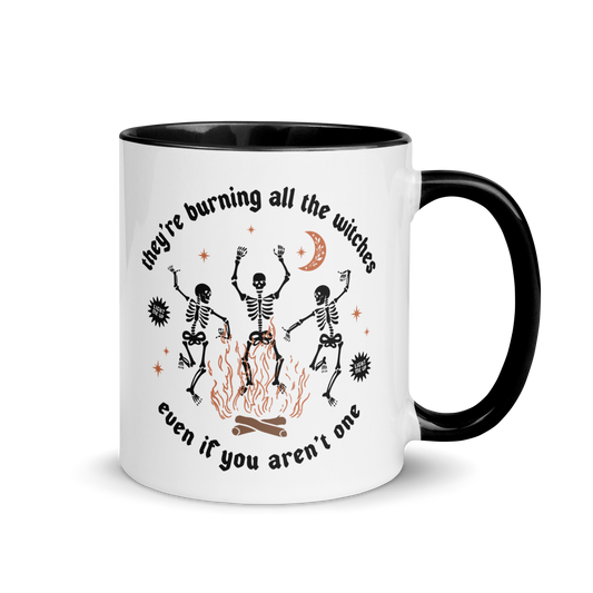 They're Burning All The Witches Color Mug