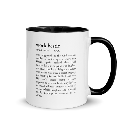 Work Bestie Dictionary Color Mug