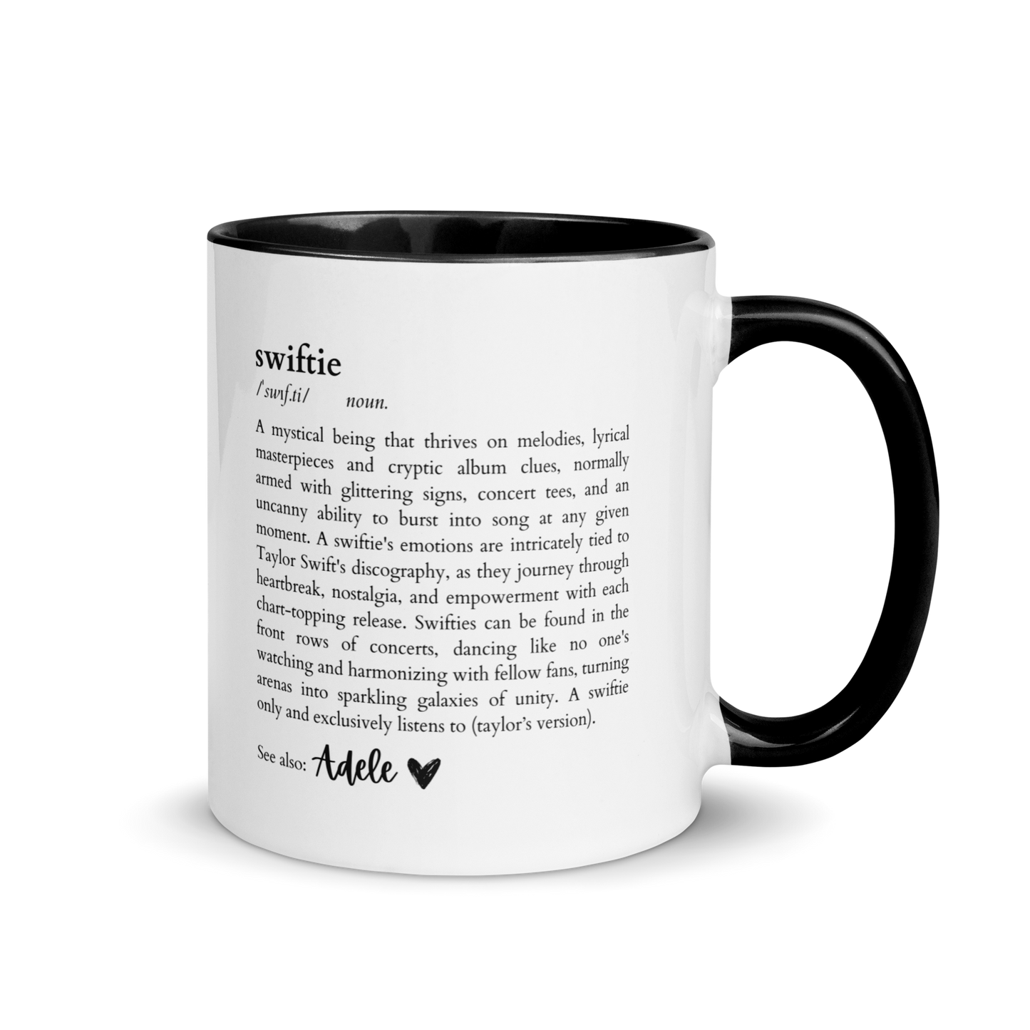 CUSTOM Swiftie Dictionary Color Mug