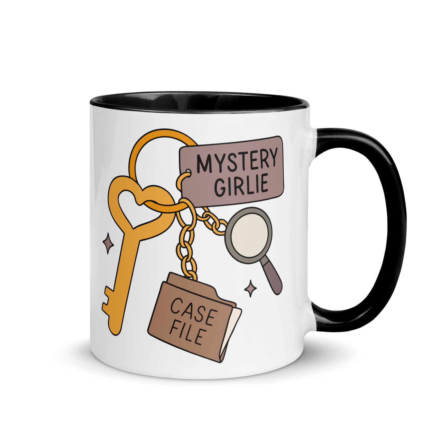 Mystery Girlie Bookish Color Mug