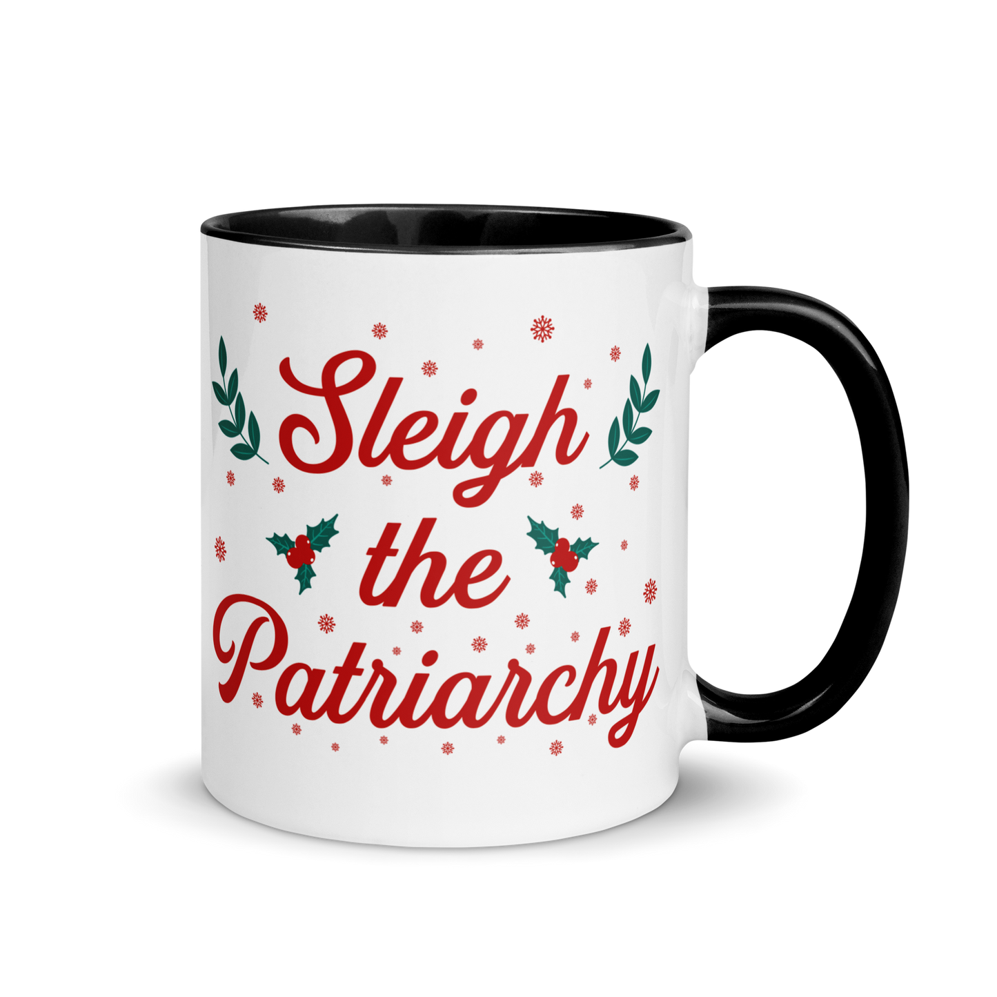 Sleigh the Patriarchy Christmas Color Mug