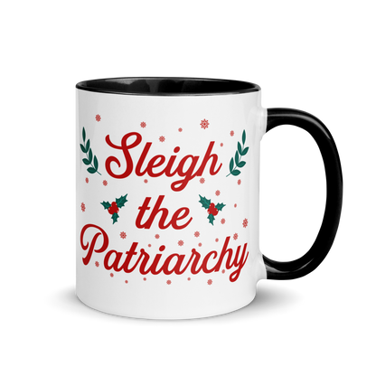 Sleigh the Patriarchy Christmas Color Mug