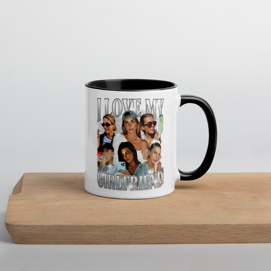 CUSTOM I Love My Girlfriend Photo Bootleg Mug