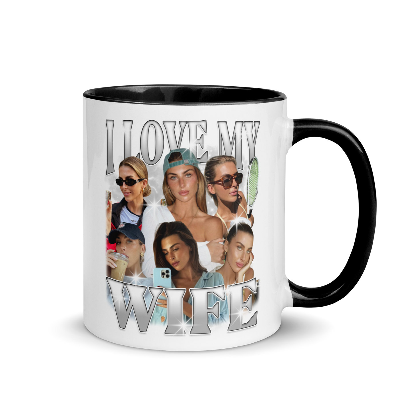 CUSTOM I Love My Wife Photo Bootleg Mug