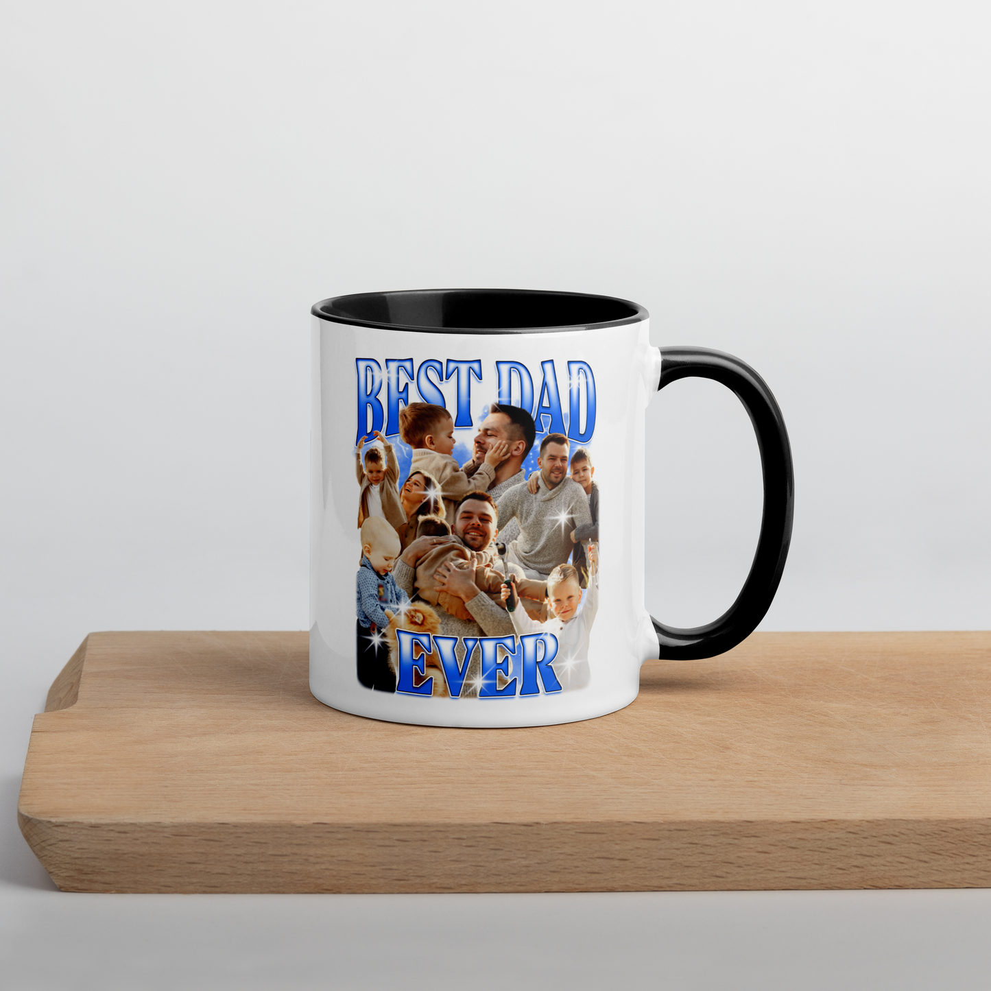 CUSTOM Best Dad Ever Photo Bootleg Mug