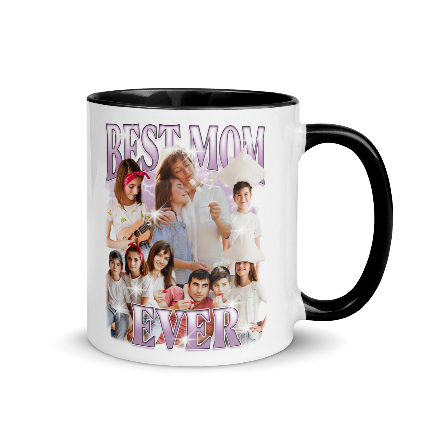CUSTOM Best Mom Ever Photo Bootleg Mug